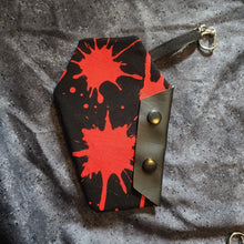 Load image into Gallery viewer, Blood Splatter Coffin Wallet