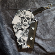 Load image into Gallery viewer, Skulls & Roses Coffin Wallet