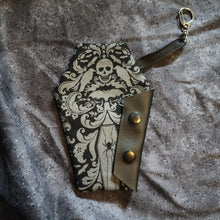 Load image into Gallery viewer, Skull Filigree Coffin Wallet