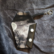 Load image into Gallery viewer, Cemetery Moon Coffin Wallet
