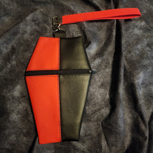 Load image into Gallery viewer, Duality Coffin Zipper Clutch Handbag