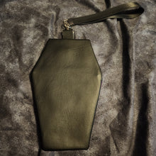 Load image into Gallery viewer, Purple Webs Coffin Zipper Clutch Handbag