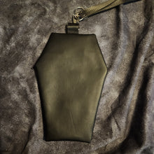 Load image into Gallery viewer, Cemetery Crow Coffin Zipper Clutch Handbag
