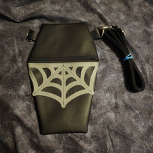 Load image into Gallery viewer, Spiderweb Coffin Cross Body Shoulder Bag