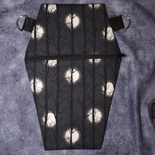 Load image into Gallery viewer, Lunar Shadows Coffin Cross Body Shoulder Purse