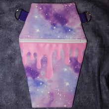 Load image into Gallery viewer, Cosmic Drip Coffin Cross Body Shoulder Purse