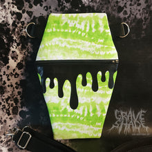 Load image into Gallery viewer, Tie Dye Toxic Drip Coffin Cross Body Shoulder Purse