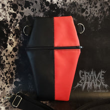 Load image into Gallery viewer, Harlequin’s Hex Coffin Cross Body Shoulder Purse