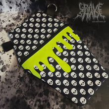 Load image into Gallery viewer, Toxic Skulls Coffin Cross Body Shoulder Purse