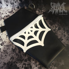 Load image into Gallery viewer, Spiderweb Coffin Cross Body Shoulder Bag