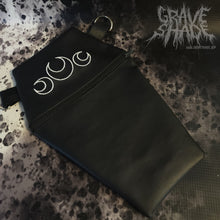 Load image into Gallery viewer, Crescent Moons Coffin Cross Body Shoulder Purse