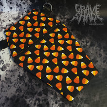 Load image into Gallery viewer, Candy Corn Coffin Cross Body Shoulder Purse