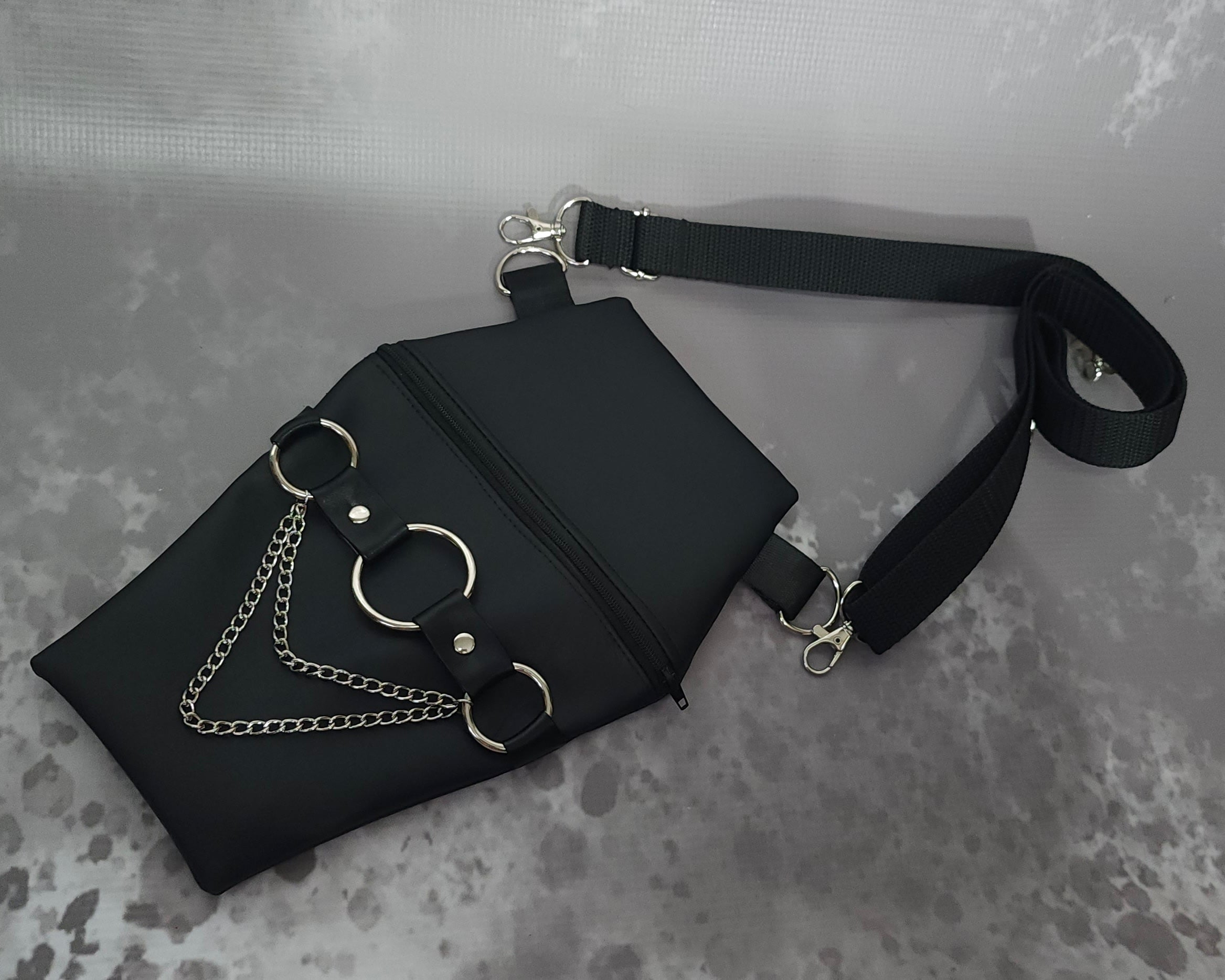 Doppelgänger Coffin Cross Body Shoulder Purse | WHERE DARK THREADS 