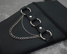 Load image into Gallery viewer, Chained Trio Coffin Cross Body Shoulder Purse