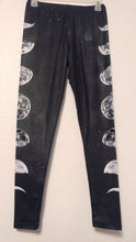 Load image into Gallery viewer, Moon Phase Leggings | Leggings | Nu Goth & Alternative Apparel | Build Your Empire Clothing Co.