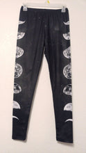 Load image into Gallery viewer, Moon Phase Leggings | Leggings | Nu Goth & Alternative Apparel | Build Your Empire Clothing Co.