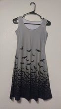 Load image into Gallery viewer, Fade to Bats Dress | Dress | Nu Goth & Alternative Apparel | Build Your Empire Clothing Co.