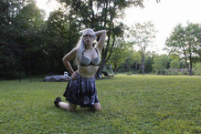 Load image into Gallery viewer, Moon Phase Skirt | Skirt | Nu Goth & Alternative Apparel | Build Your Empire Clothing Co.