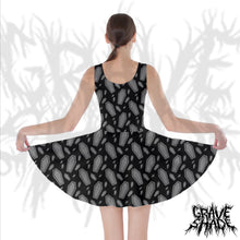 Load image into Gallery viewer, Coffin Decadence Skater Dress