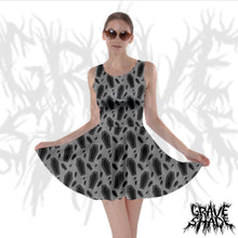 Load image into Gallery viewer, Coffin Decadence Skater Dress