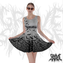 Load image into Gallery viewer, Fade to Bats Skater Dress