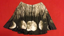 Load image into Gallery viewer, Moon Phase Skirt | Skirt | Nu Goth & Alternative Apparel | Build Your Empire Clothing Co.