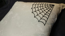 Load image into Gallery viewer, Nobody Puts Spider in the Corner Pillow Case | Pillow | Nu Goth & Alternative Apparel | Build Your Empire Clothing Co.