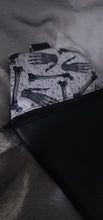 Load image into Gallery viewer, Bones & Webs Coffin Zipper Clutch Handbag
