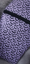 Load image into Gallery viewer, Pastel Purple Bats Coffin Zipper Clutch Handbag
