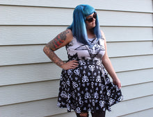 Load image into Gallery viewer, Blasphemous Baphomet Dress | Dress | Nu Goth & Alternative Apparel | Build Your Empire Clothing Co.