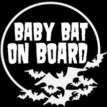 Load image into Gallery viewer, Baby Bat on Board Vinyl Decal Sticker