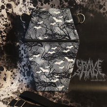 Load image into Gallery viewer, Midnight Flight Coffin Cross Body Shoulder Purse
