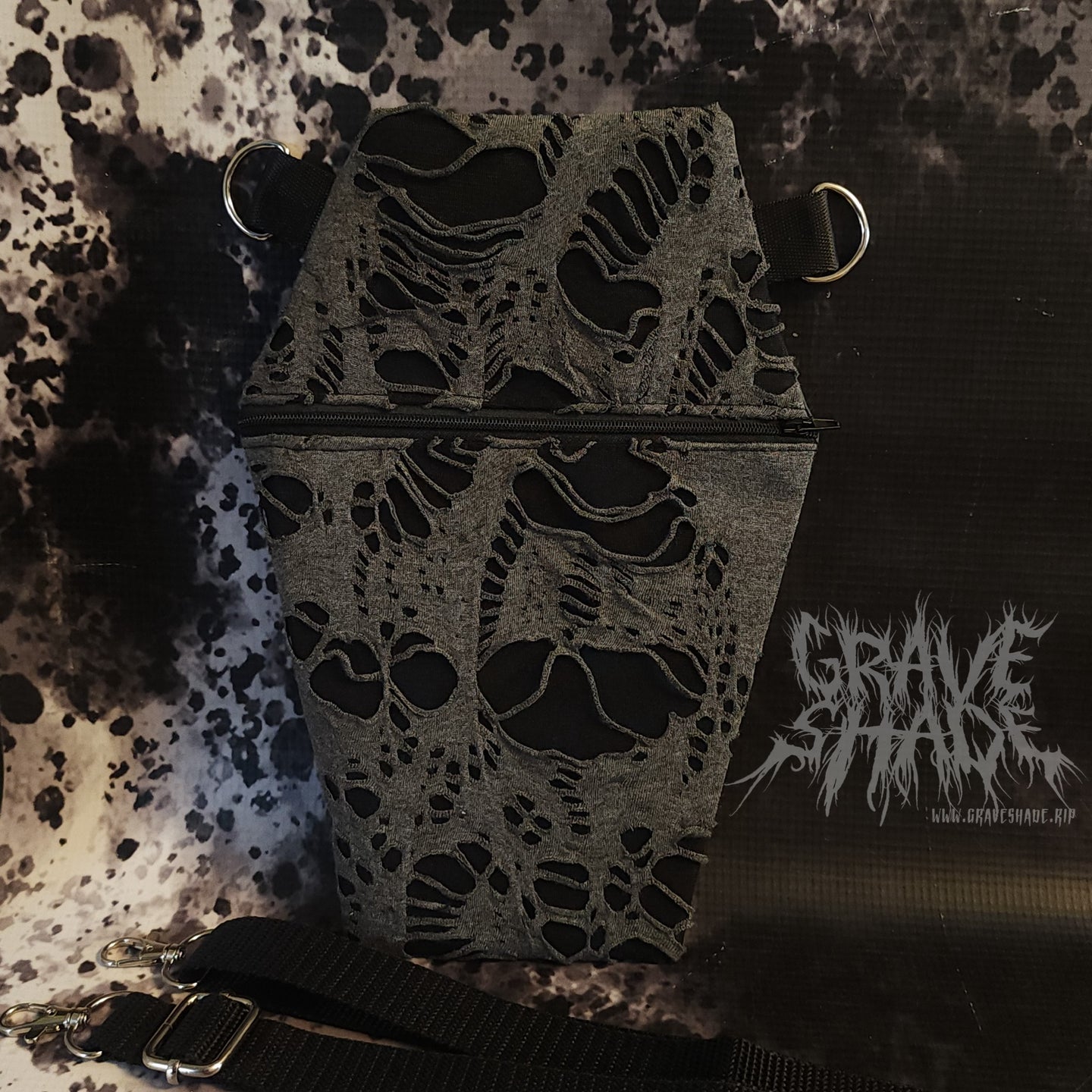 The Reaper Coffin Cross Body Shoulder Purse