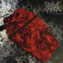 Load image into Gallery viewer, Inferno Swirl Coffin Cross Body Shoulder Purse
