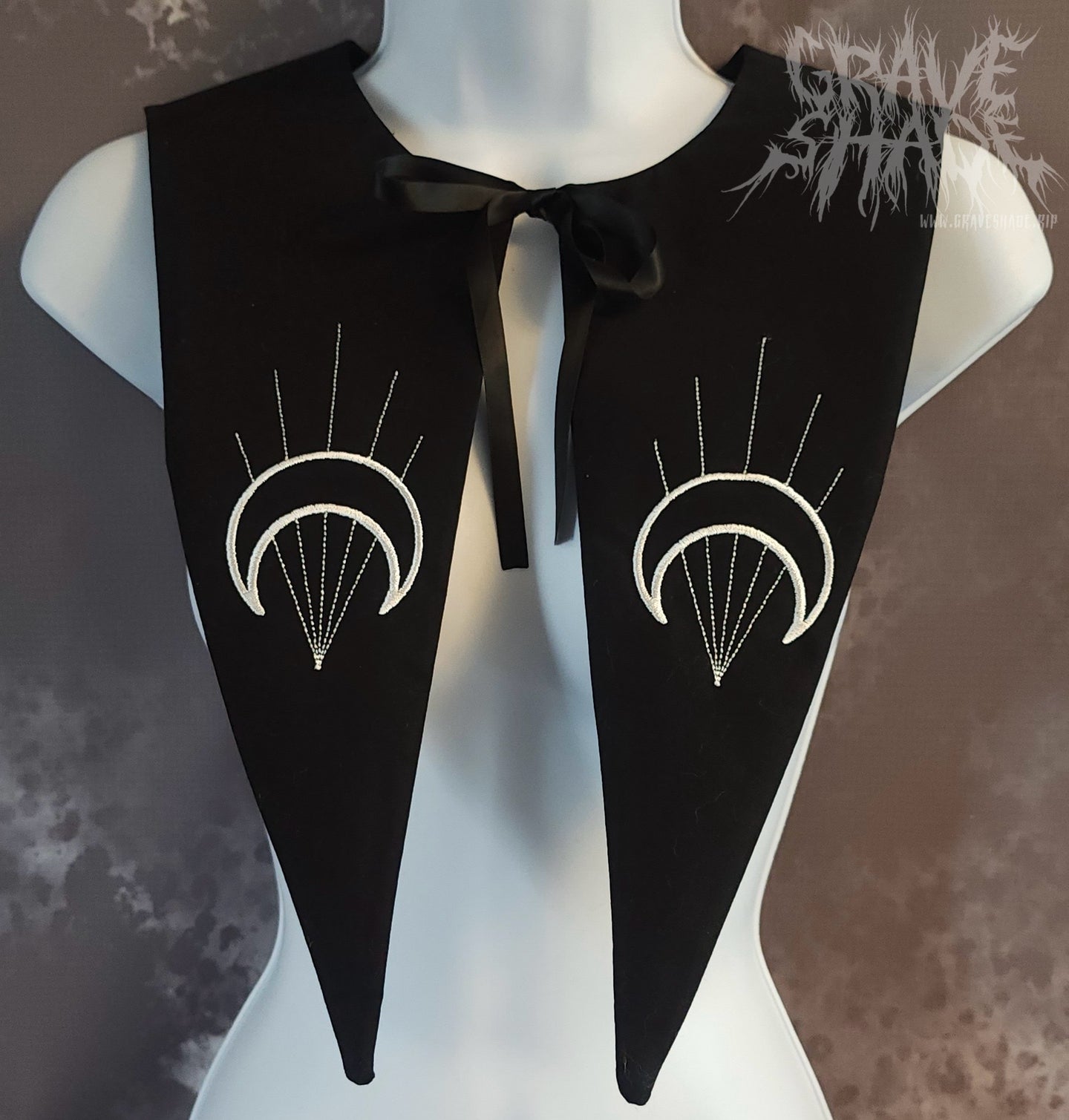 Lunar Fragment Nocturne Spire Removable Gothic Collar Accessory