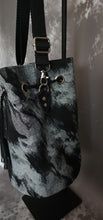 Load image into Gallery viewer, Abstract Denim Bucket Bag
