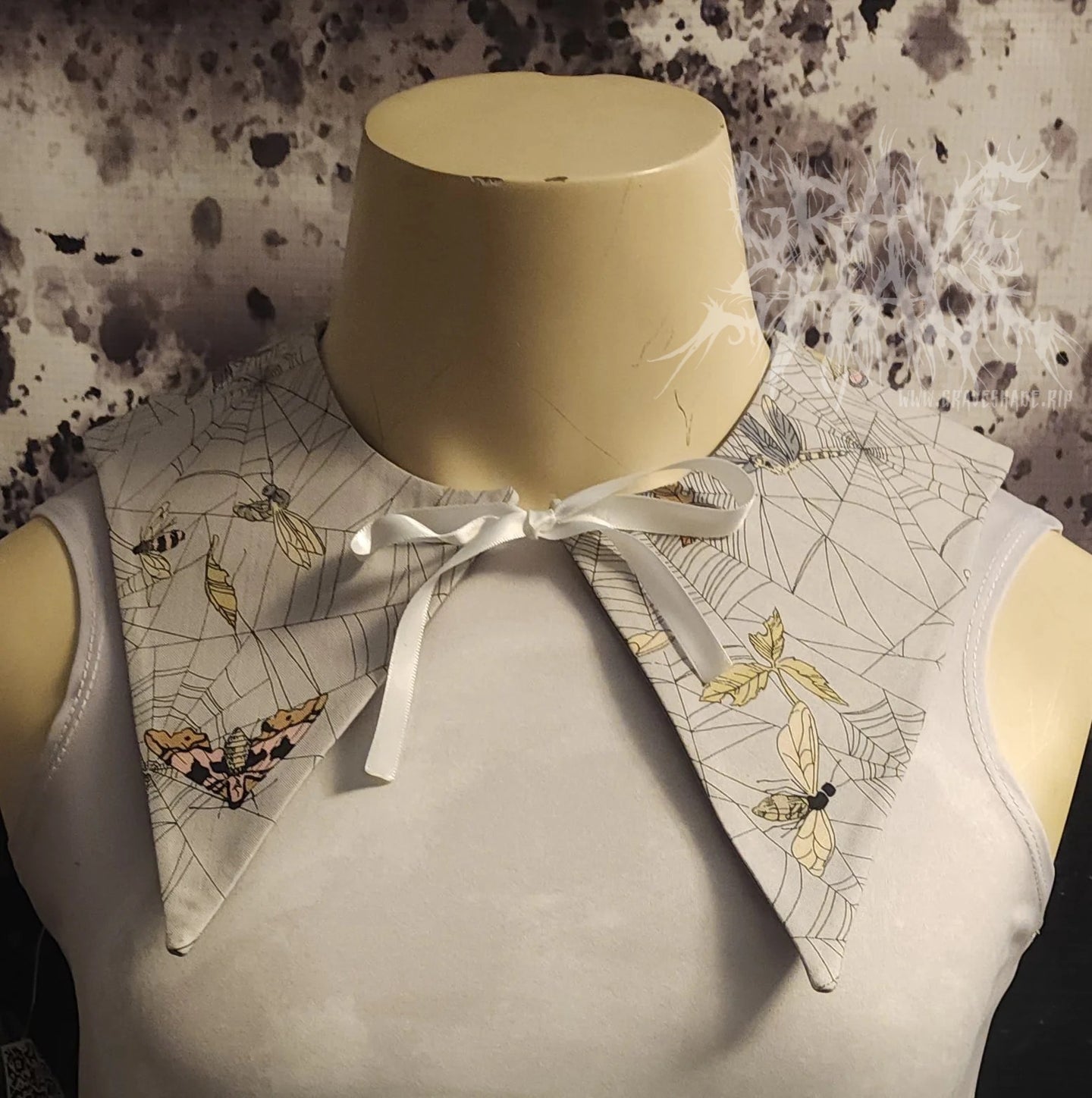 Web Bloom Vellichor Removable Gothic Collar Accessory